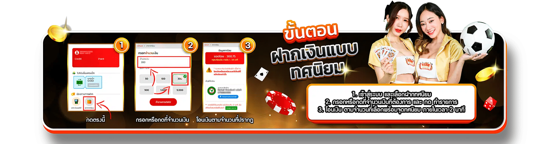 วิธีฝากถอนกับ SIAMFUN88 ที่ง่ายและเร็วที่สุด